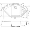 Мойка OMOIKIRI SAKAIME 105C-PL Tetogranit/платина 4993209