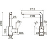 Смеситель OMOIKIRI NAKAGAWA-BL 4994307